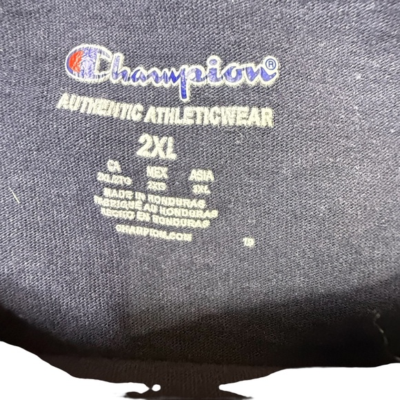 Champion Authentic Athleticwear Dark Blue Tee 2XL - Picture 8 of 11